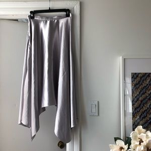 Rare Silver H&M Trend Collection Skirt